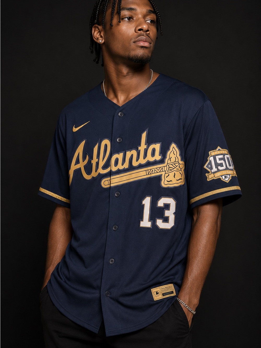 Nike Atlanta Braves jersey #13 Acuna Jr. XXL new with tags